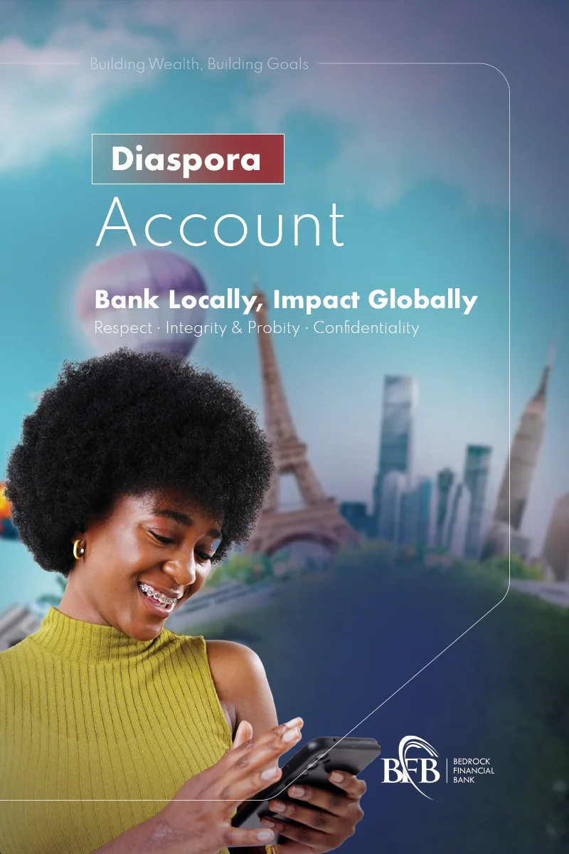 Diaspora Savings Account — Bedrock Financial Bank